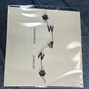 Customer photo review of Paw Letter Bracelet