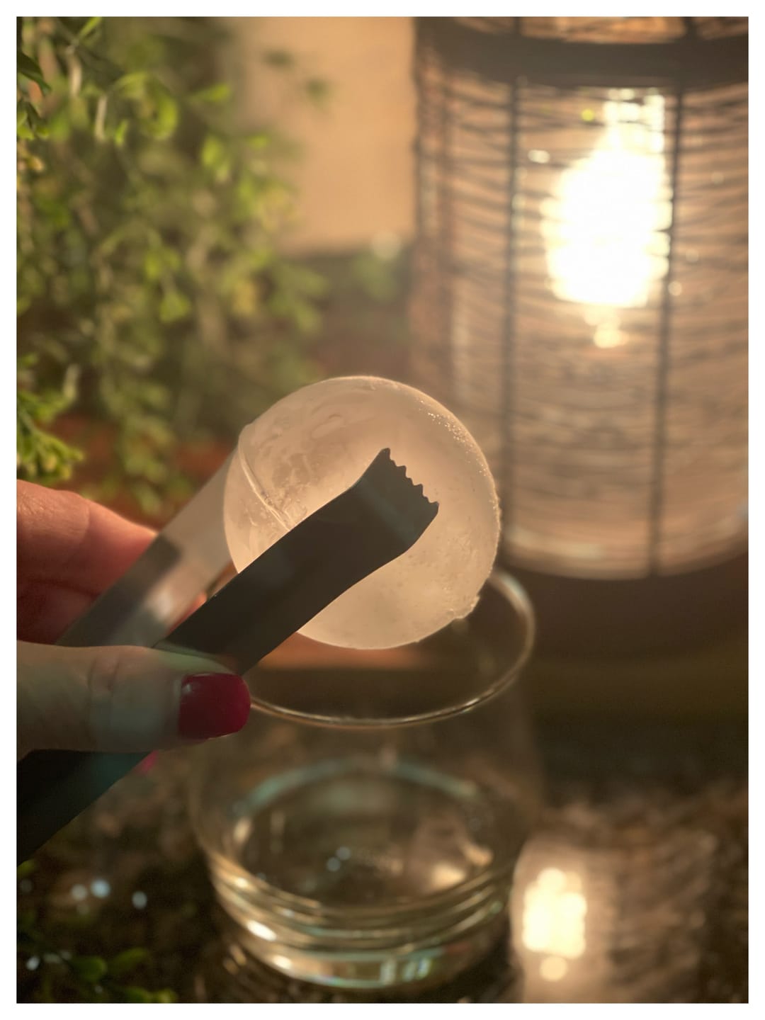 Customer photo review of Antarctic Clear Ice Maker (Sphere & Cube)
