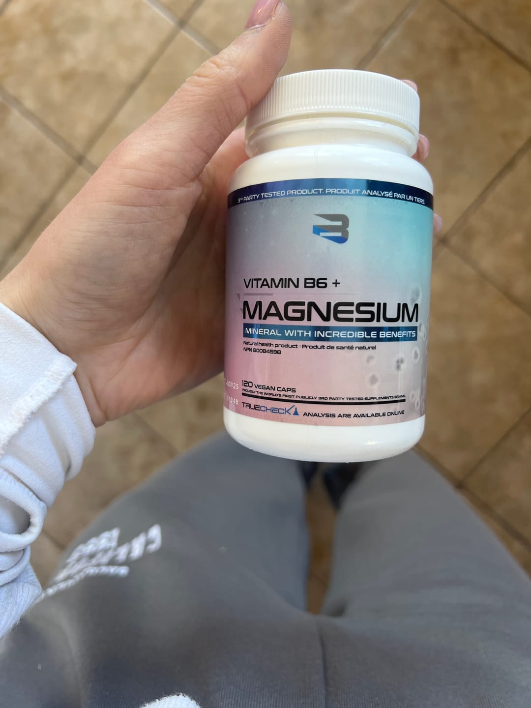 Customer photo review of Magnesium + B6