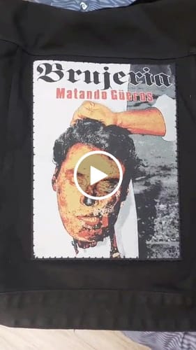 Customer video review of Brujeria - Matando Güeros - Backpatch