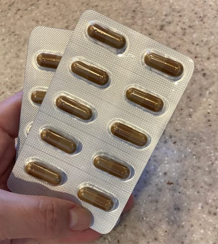 Customer photo review of 【バレンタイン】ピュアプラセンタDR（3シート：30カプセル）