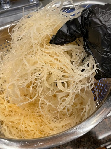 Customer photo review of Raw St Lucia Gold Sea Moss