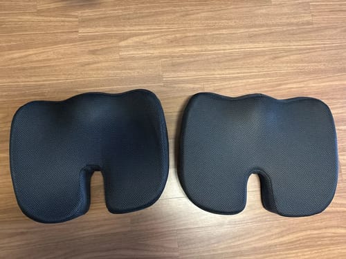 Customer photo review of revitalCare orthopädisches 4D Sitzkissen