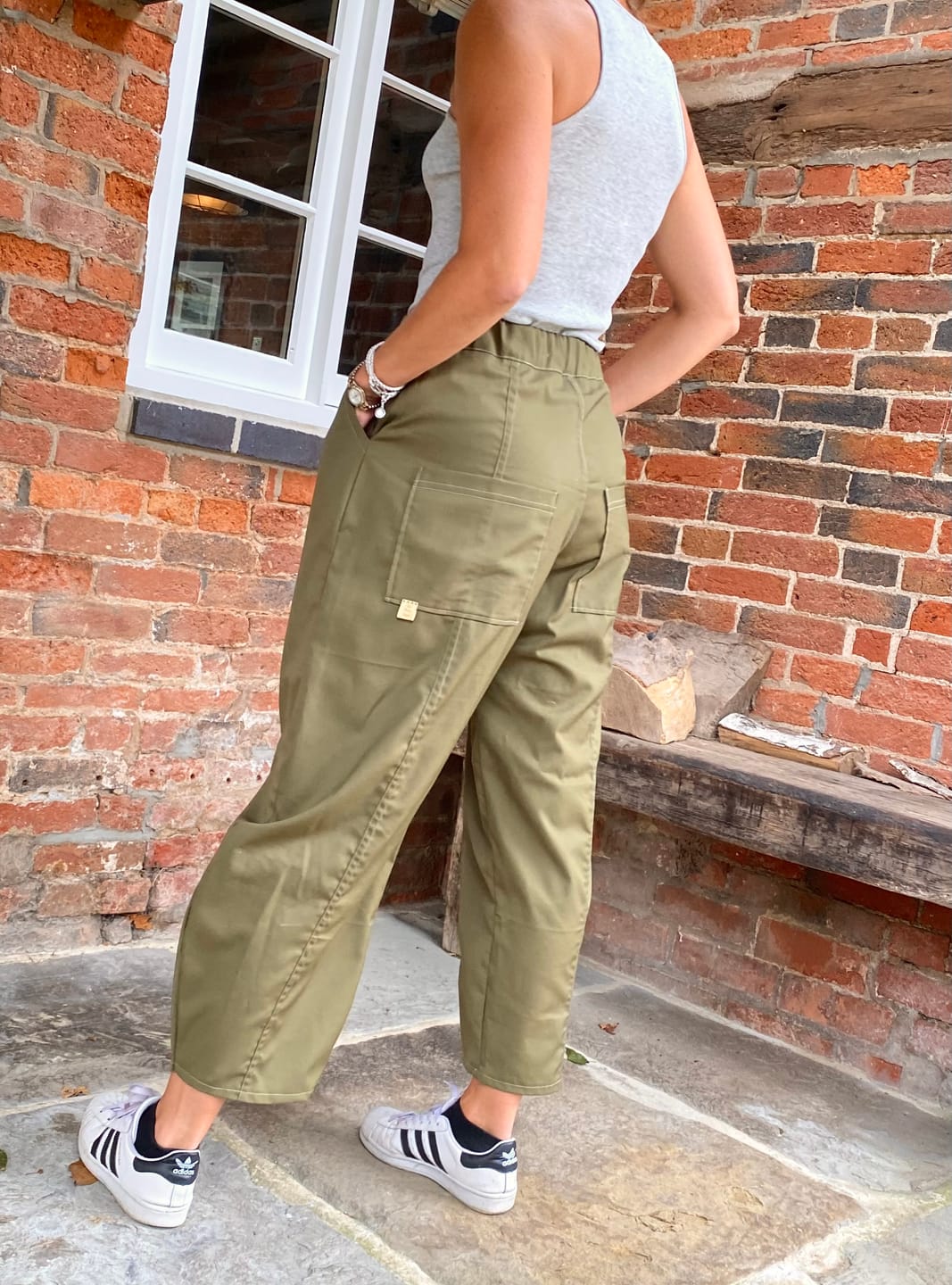 Customer photo review of Premium Poly-Cotton Drill Fabric- 8 Colours 60" Wide