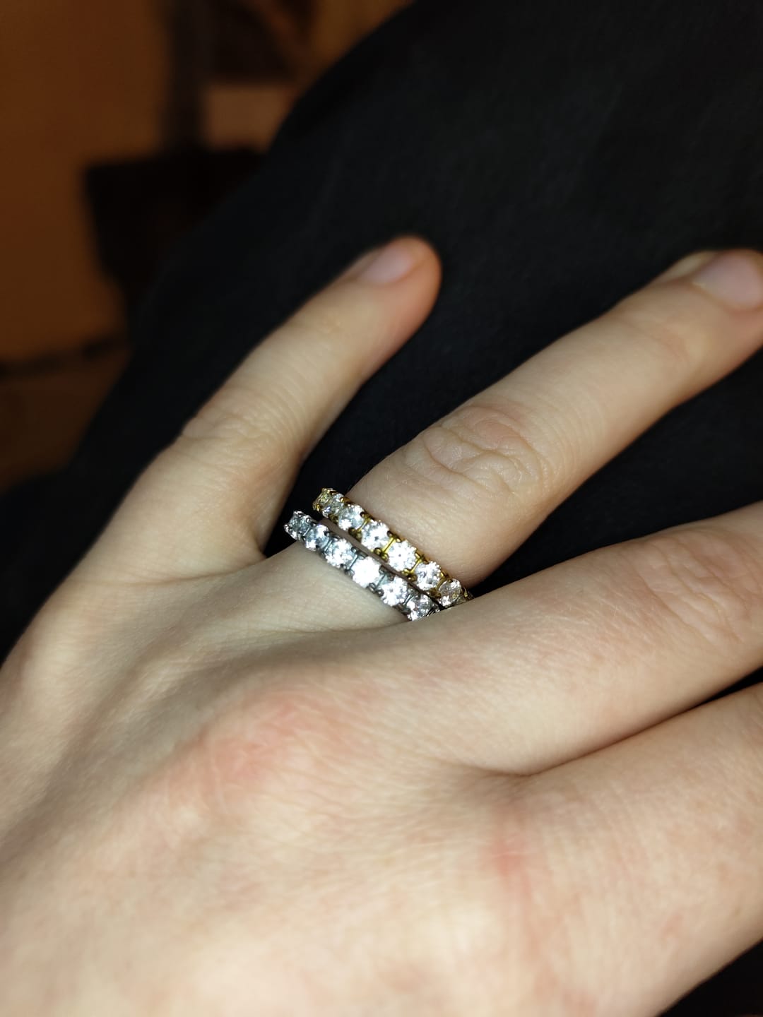 Customer photo review of Estella Ring | 18K vergoldet