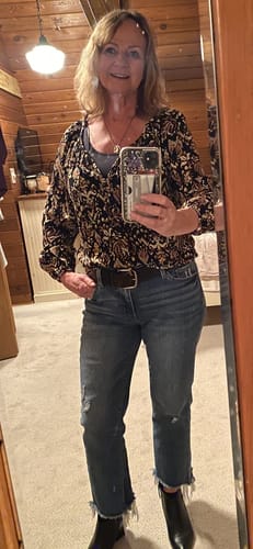 Customer photo review of Lovestitch Cleo Blouse