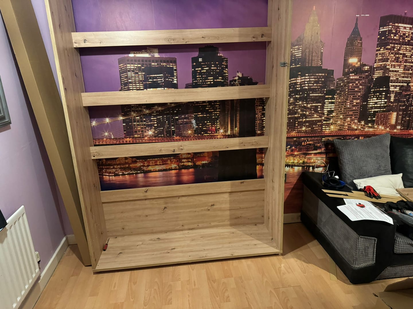 Customer photo review of BC-01 Vertical Wall Bed Concept 140cm