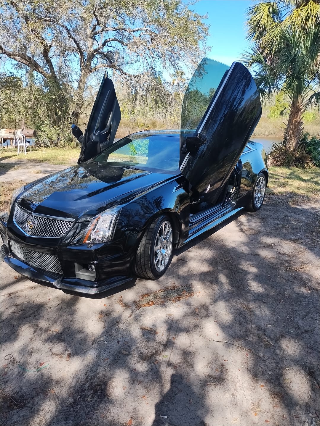 Customer photo review of 2009-15 Cadillac CTS-V Front Splitter Lip