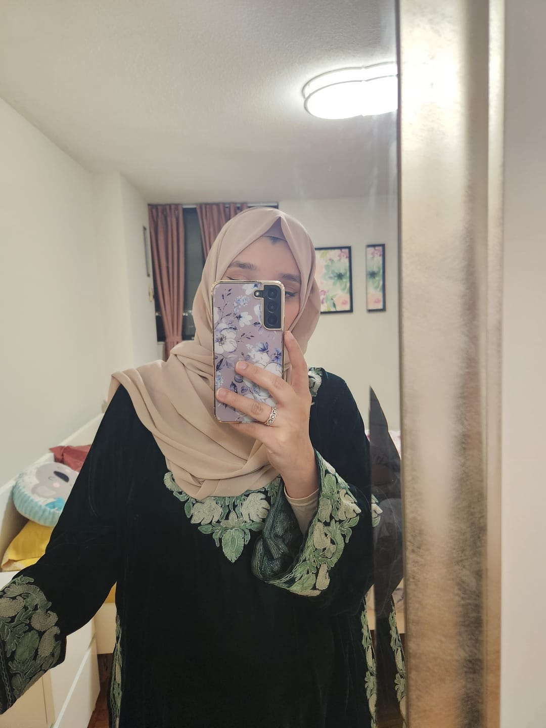 Customer photo review of Classic Maxi Chiffon Hijab - Dune