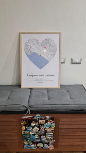 Customer photo review of Il luogo dove tutto è cominciato - Poster Personalizzato