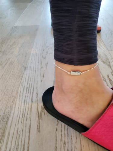 Customer photo review of Polygon Bracelet - Silver