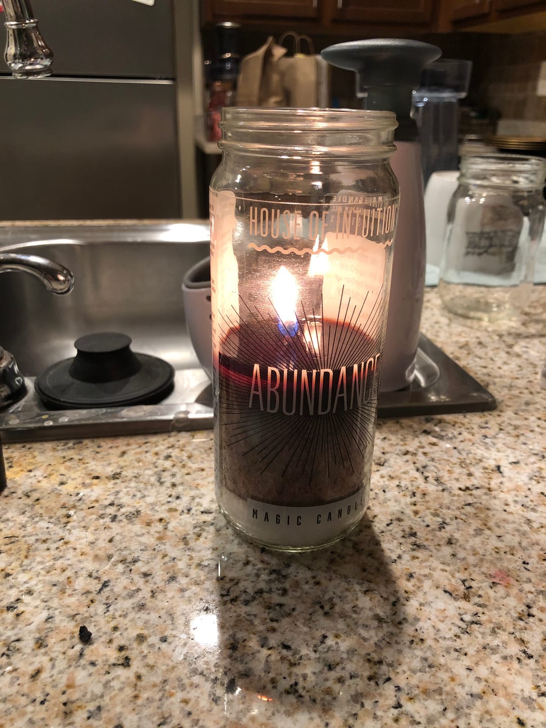 Customer photo review of Abundance Magic Candle