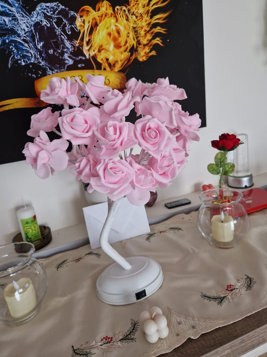 Customer photo review of Bäumlein® - mit 32 LED Rosen