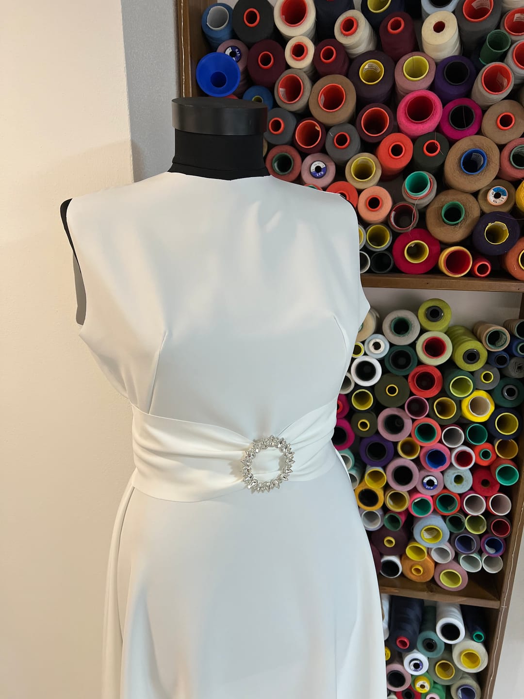 Customer photo review of Tafta Elastica Premium Crem Deschis