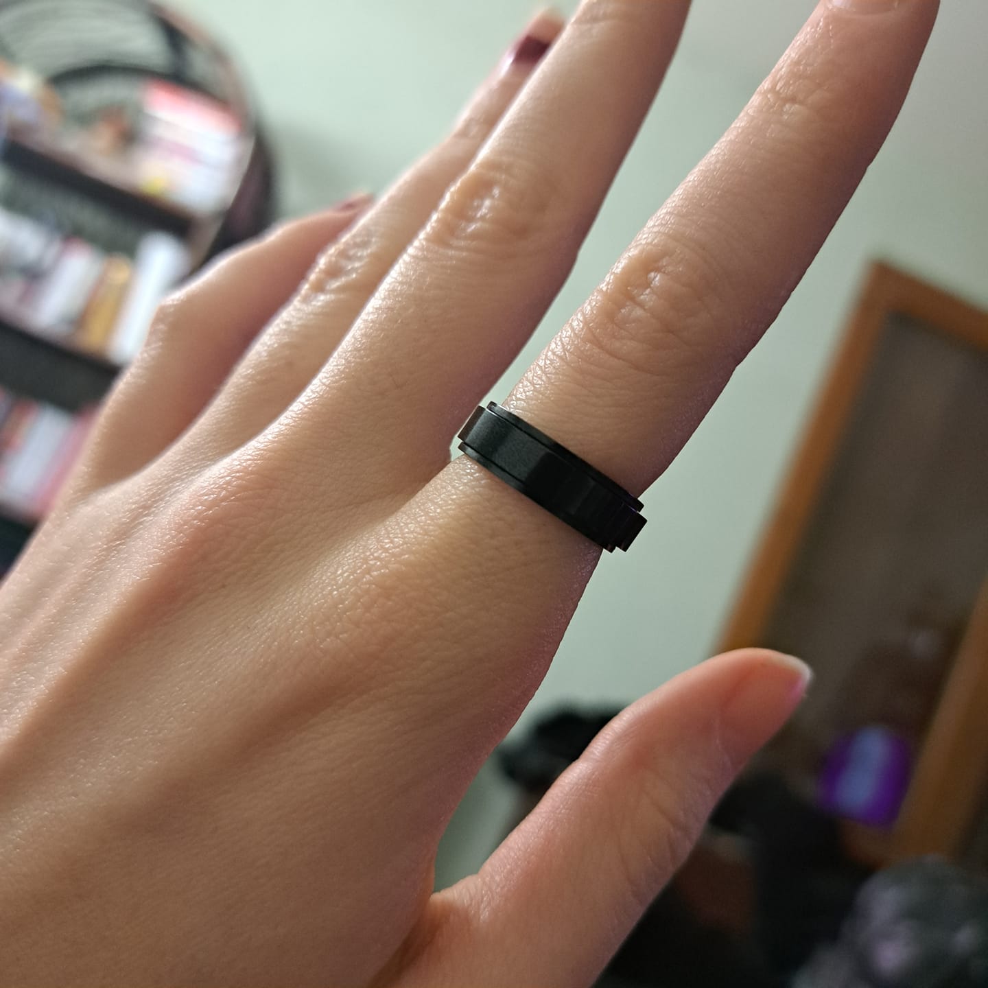 Customer photo review of Bague d'Anxiété Acier Inoxydable - KARA