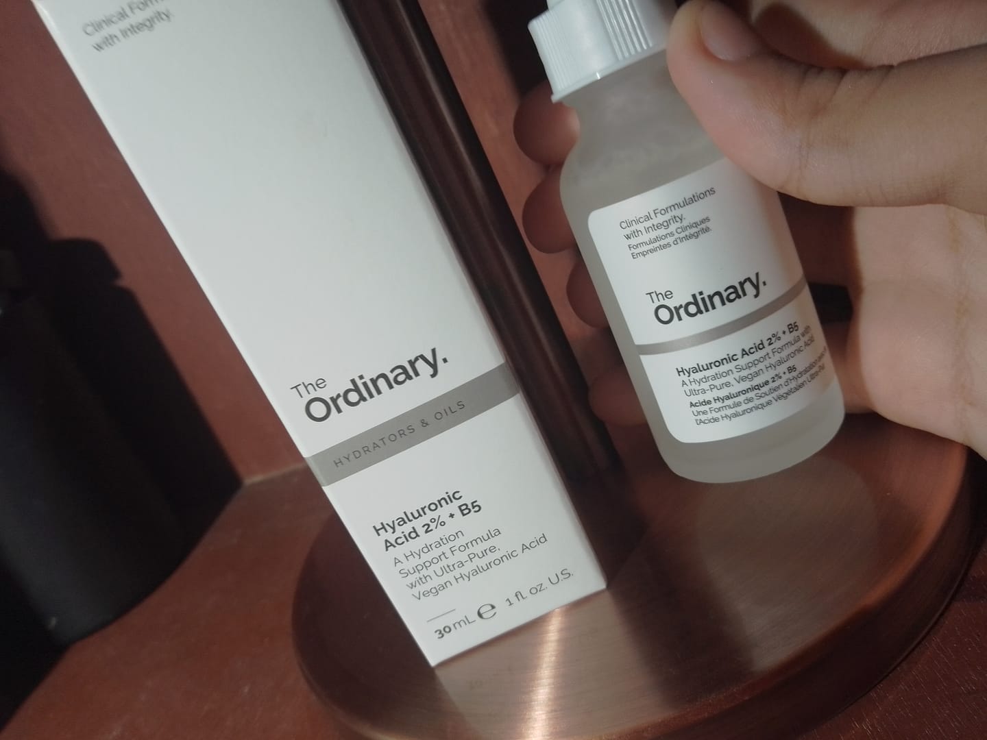 Customer photo review of Hyaluronic Acid 2% + B5 Hydrating Serum