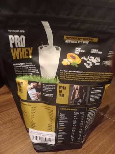 Customer photo review of Whey Protein Powder Pro | Grass Fed Whey