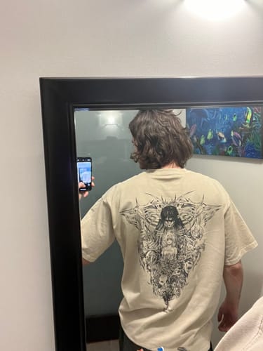 Customer photo review of FREEDOM ACID WASH TEE