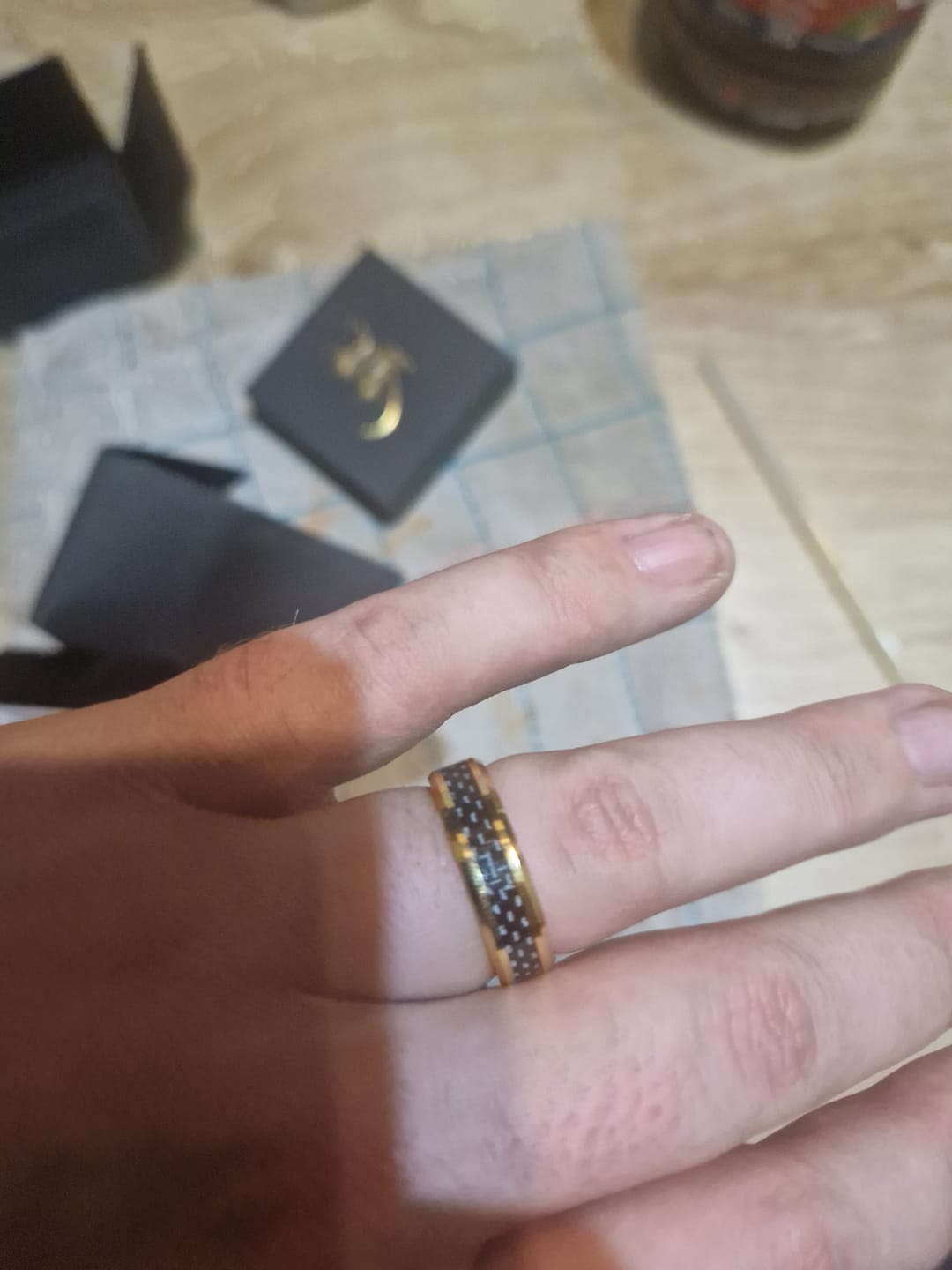 Customer photo review of The Third Dimension 6mm Wonder Ring