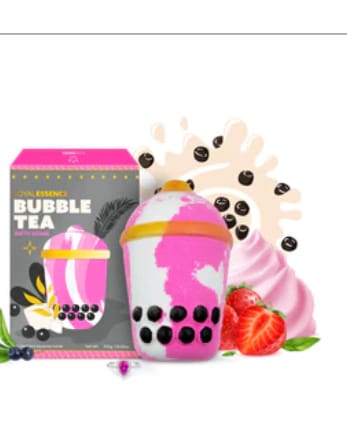 Customer photo review of Bubble Tea (Bath Bomb)
