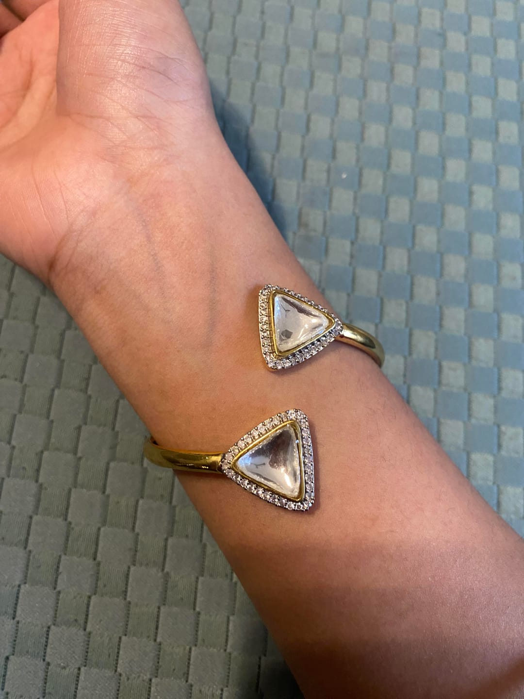 Customer photo review of Kundan Bracelet