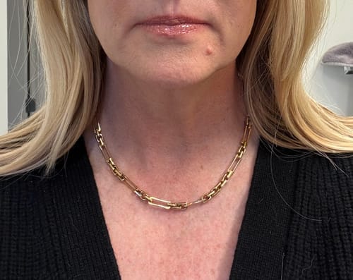 Customer photo review of The Lovers Chain Necklace