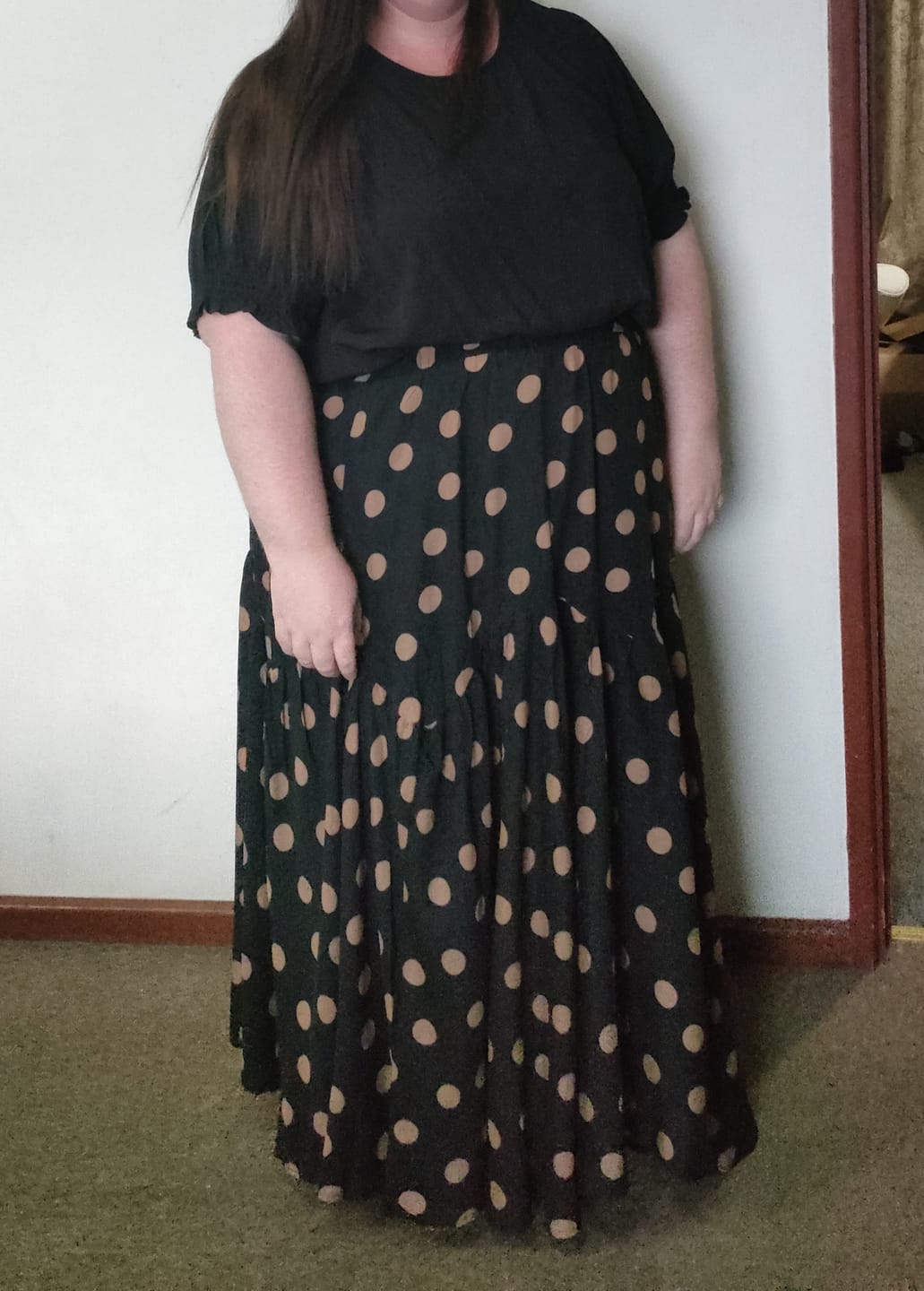 Customer photo review of Toris Skirt in Black