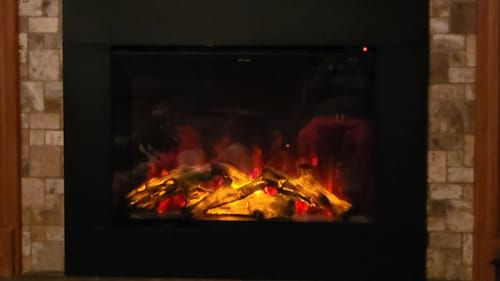 Customer photo review of Modern Flames Redstone 36" Built In Electric Firebox Insert