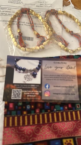 Customer photo review of Traditional Tibetan Mala Bag