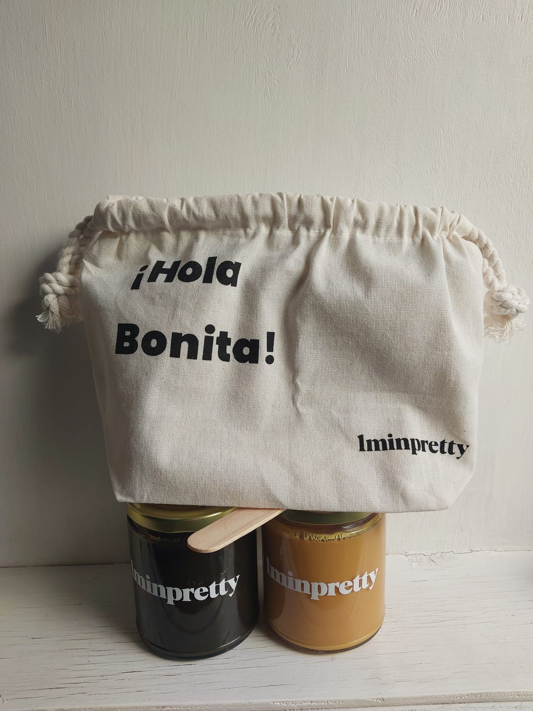 Customer photo review of Kit de 2 tarros de cera con envío gratis mx