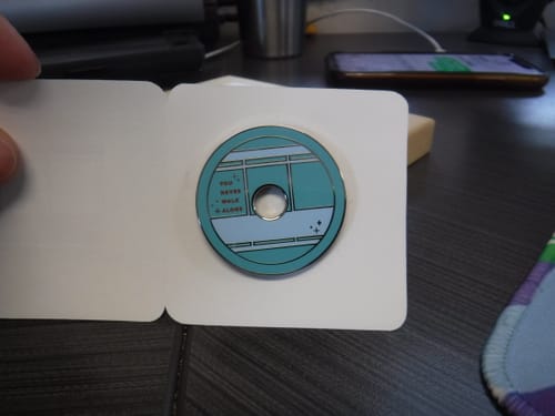 Customer photo review of (PREORDER RESTOCK) BTS CD Enamel Magnets Part Two