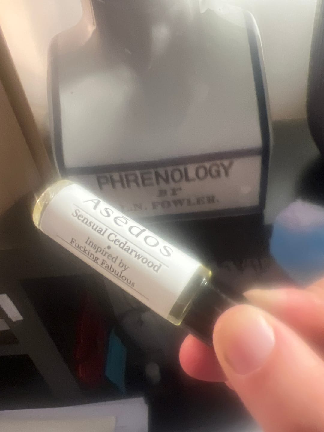 Customer photo review of SENSUAL CEDARWOOD PERFUME OIL