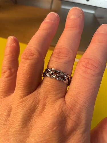 Customer photo review of Celtic Knotwork Ring