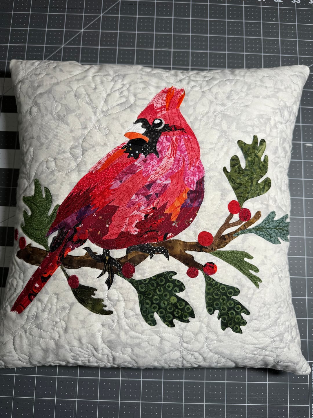 Customer photo review of Winter Cardinal Downloadable Pattern
