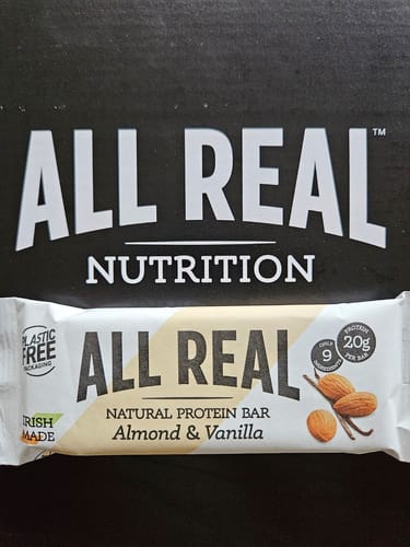Customer photo review of Almond Vanilla Protein Bar