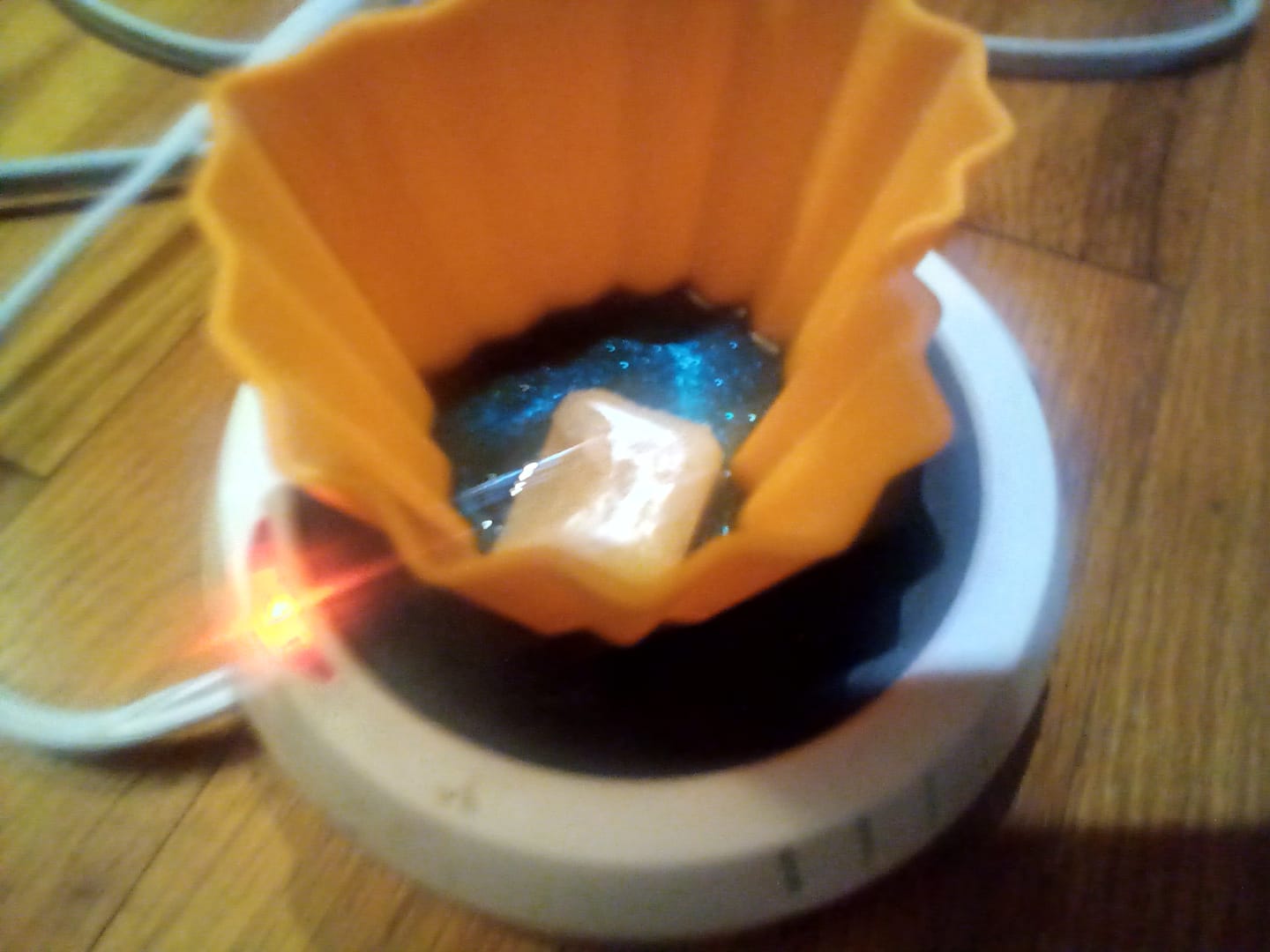 Customer photo review of F*ck Anxiety Wax Melts