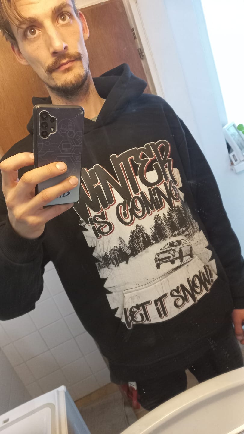 Customer photo review of Winter Is Coming Drift Heavy Oversized Hoodie Unisex