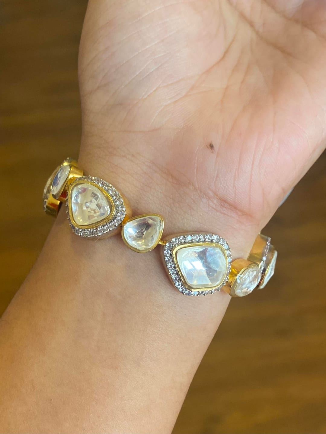 Customer photo review of Jewel Of Life Bracelet
