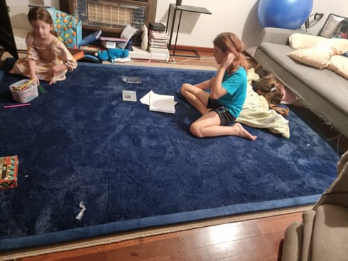 Customer photo review of The Mellow Mat® (Soft Touch Tatami Rug)