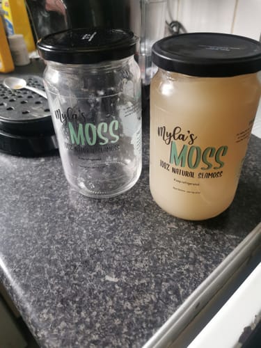 Customer photo review of MYLASMOSS SEAMOSS GEL (720ML)