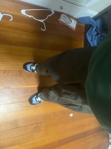 Customer photo review of Wide-Leg Earthy Trousers