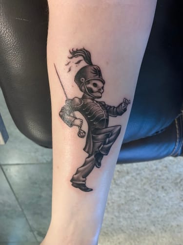 Customer photo review of Painless Tattoo Numbing Cream