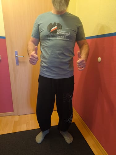 Customer photo review of ORGANIC SHIRT UNISEX • DER SCHWARZE KANAL