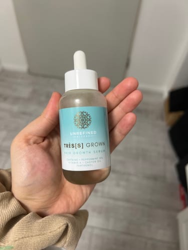 Customer photo review of TRÈS[S] GROWN - Hair Growth Serum