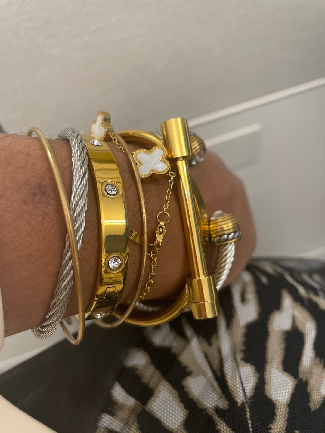Customer photo review of Joanna Bracelet Stack