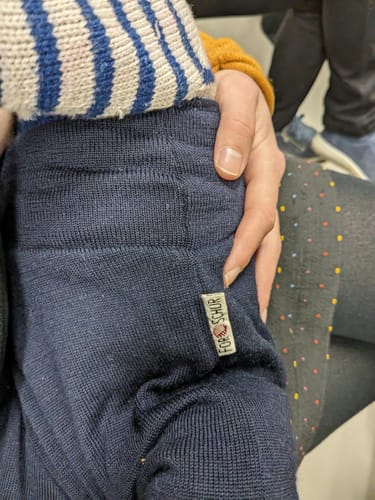 Customer photo review of Mitwachshose Merinowolle Baby