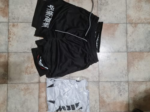 Customer photo review of Ryomen Sukuna Gym Shorts