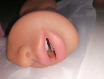 Customer photo review of Masturbateur Réaliste Bouche & Vagin & Anus Calandra