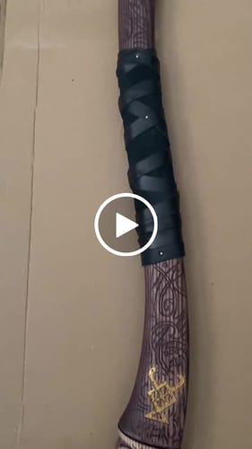 Customer video review of Hand-forged Leviathan axe with leather wrap "Ragnarok Kratos axe"