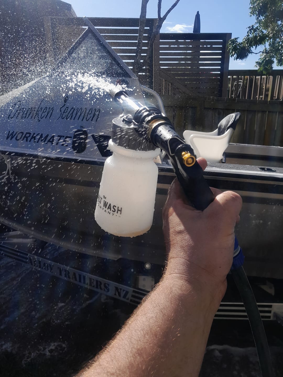 Customer photo review of Marine Wash | Best Salt Removing Solution